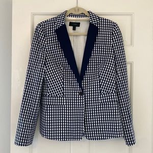 J.Crew gingham blazer